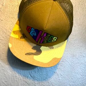 Snapback one of a kind, custom color threaded cookies, hat